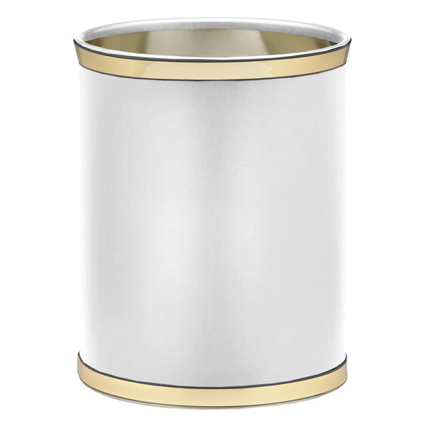 Mercer41 Dyson Steel Open Waste Basket 3.25 Gallons & Reviews Wayfair